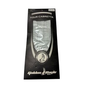 Golden Eagle Golf Tour Cabretta Leather Golf Glove Mens Left Hand Med Large ML